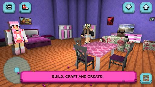 Girls World Exploration: Crafting & Building - Gameplay image of android game