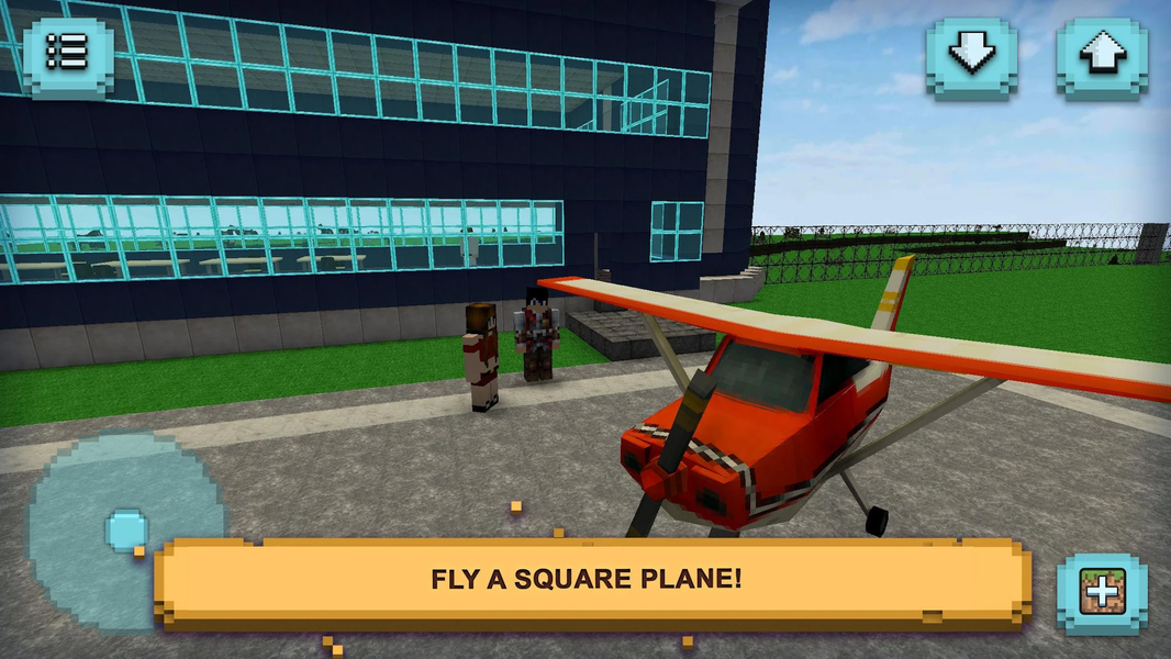 Plane Craft: Square Air - Gameplay image of android game