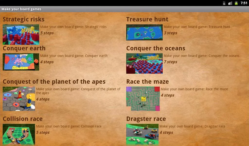 Make your board game - Image screenshot of android app
