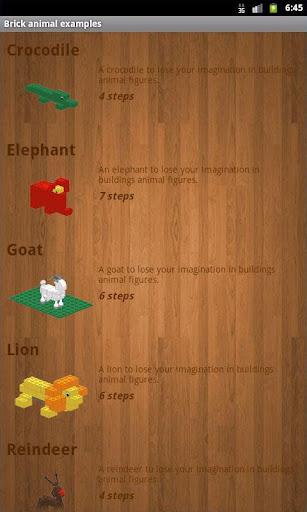 Brick animal examples - عکس بازی موبایلی اندروید