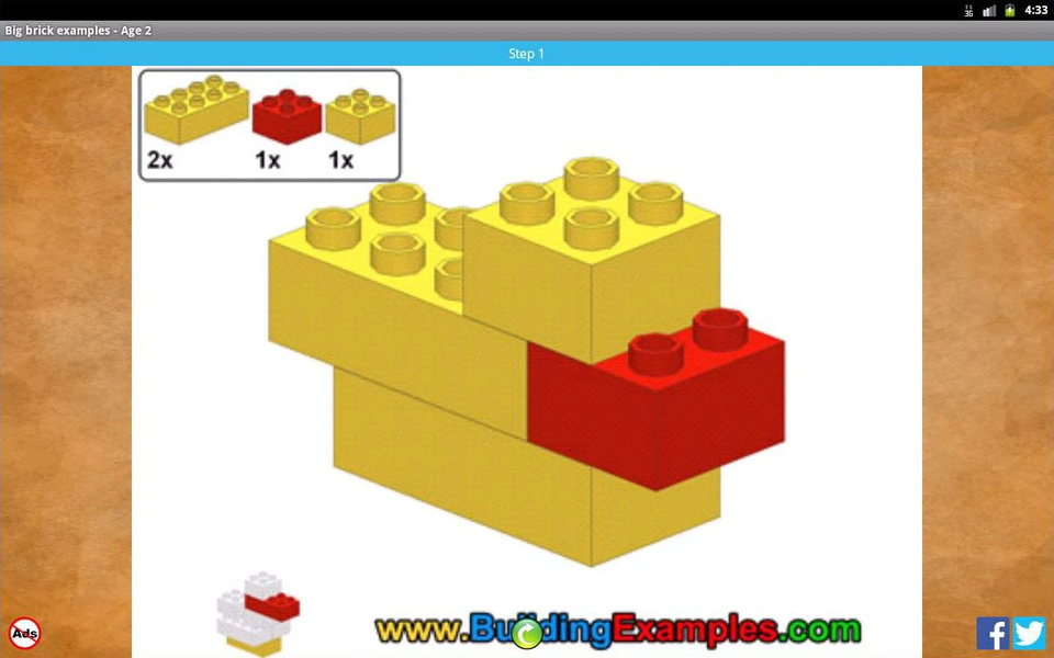 Big brick examples - Age 2 - Image screenshot of android app