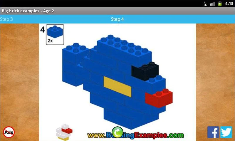 Big brick examples - Age 2 - Image screenshot of android app