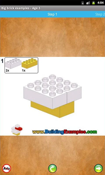 Big brick examples - Age 3 - Image screenshot of android app