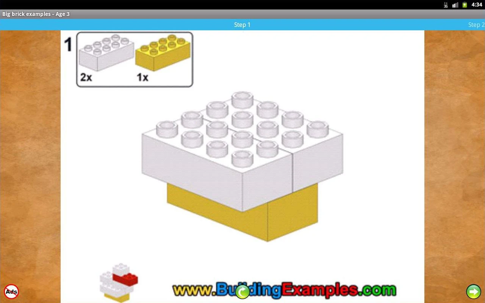 Big brick examples - Age 3 - Image screenshot of android app