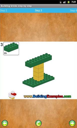 Building bricks step-by-step - Gameplay image of android game