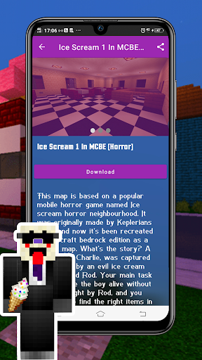 Maps Ice Scream Scary for MCPE - Image screenshot of android app