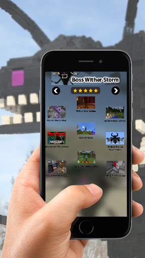 Boss Wither Storm Mod for MCPE - Image screenshot of android app