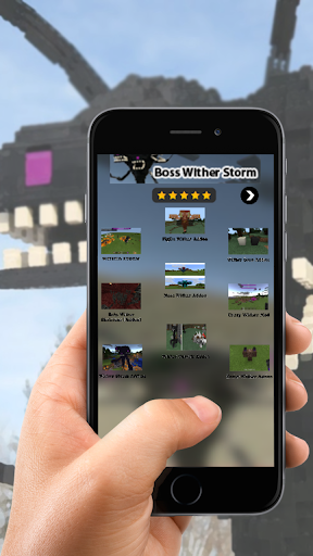 Boss Wither Storm Mod for MCPE - Image screenshot of android app