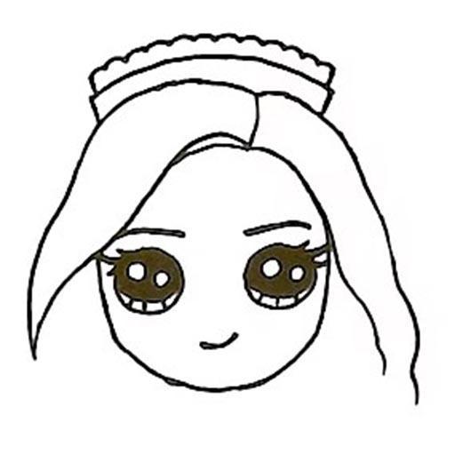 How To Draw Cute Princess - Image screenshot of android app