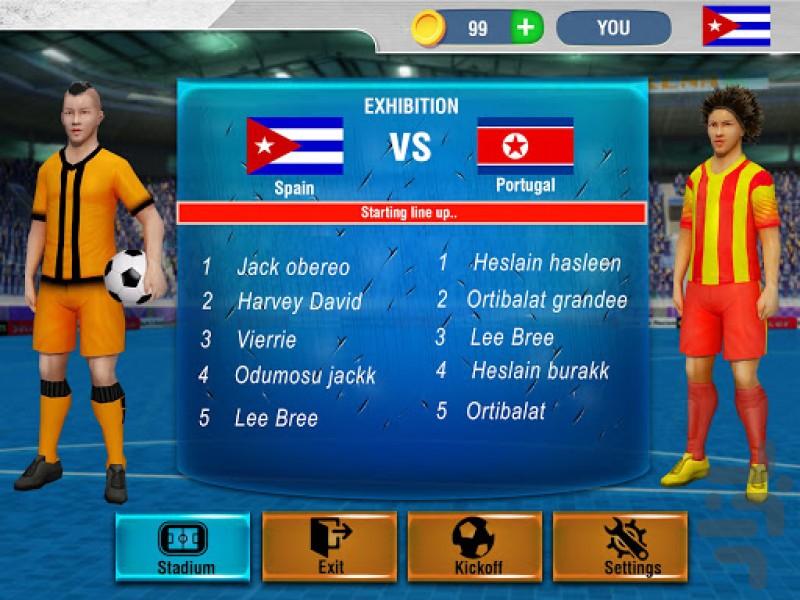 Pro Futsal Football Matches - Gameplay image of android game