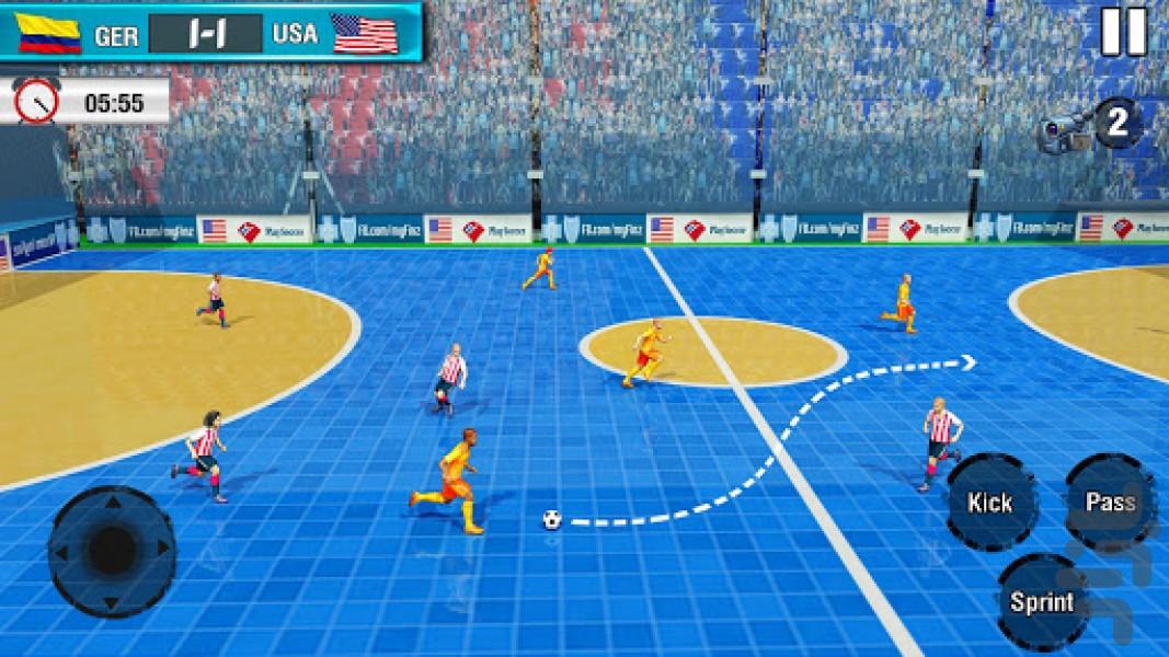 Pro Futsal Football Matches - Gameplay image of android game
