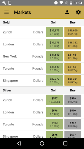 Buy and Sell Gold & Silver - عکس برنامه موبایلی اندروید