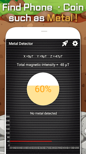 Tools: Metal Detector - Image screenshot of android app