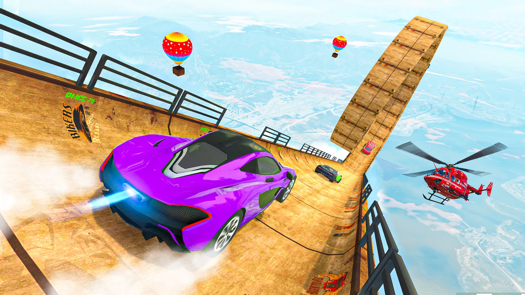 Car Stunt Mega Ramp: Car Games - Gameplay image of android game
