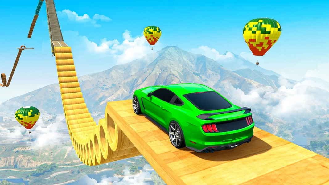 Car Stunt Mega Ramp: Car Games - Gameplay image of android game