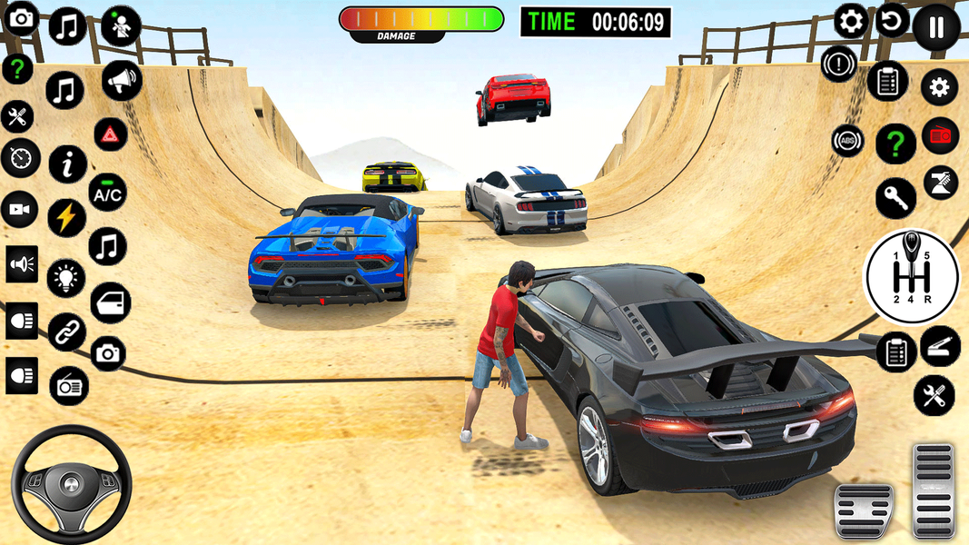 Car Stunt Mega Ramp: Car Games - Gameplay image of android game