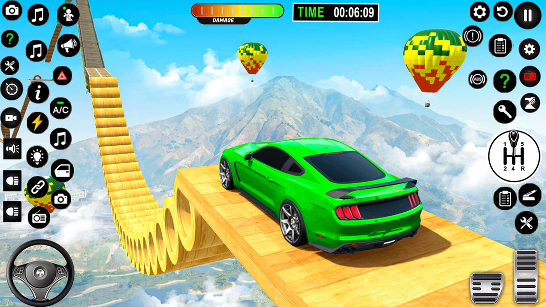 Car Stunt Mega Ramp: Car Games - Gameplay image of android game