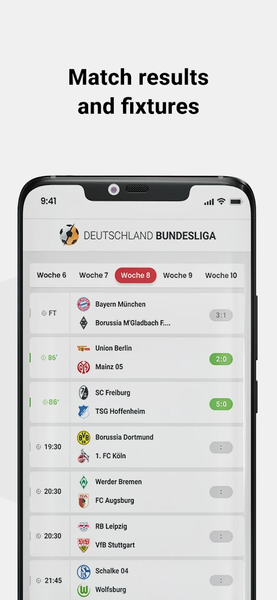 Bundesliga Live Score - Image screenshot of android app