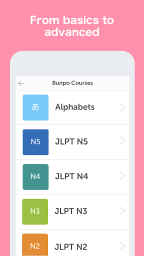 Bunpo: Learn Japanese - عکس برنامه موبایلی اندروید