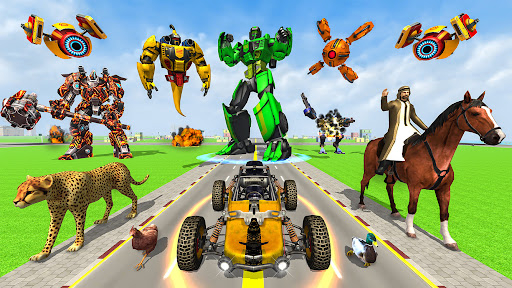 Flying Ghost Robot Car Game - Image screenshot of android app