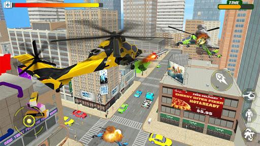 Heli Robot Car Game:Robot Game - Gameplay image of android game