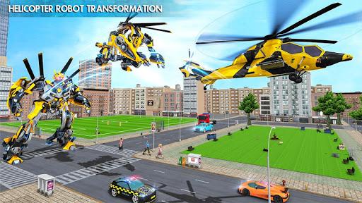 Heli Robot Car Game:Robot Game - Gameplay image of android game
