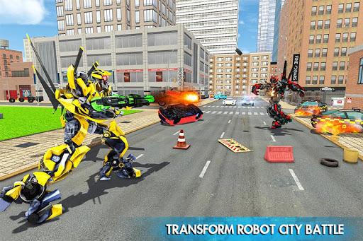 Heli Robot Car Game:Robot Game - Gameplay image of android game