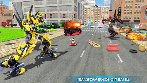 Heli Robot Car Game:Robot Game - Gameplay image of android game