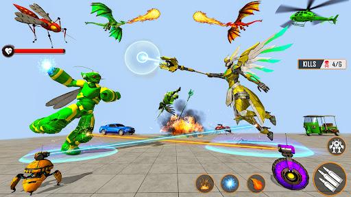 Mosquito Game: Robots Game - Gameplay image of android game