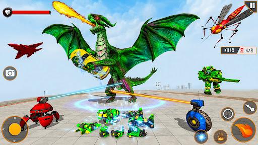 Mosquito Game: Robots Game - Gameplay image of android game
