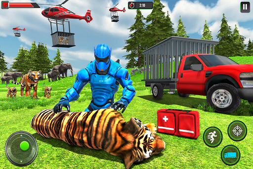 Police Robot Animal Rescue 3D - Image screenshot of android app