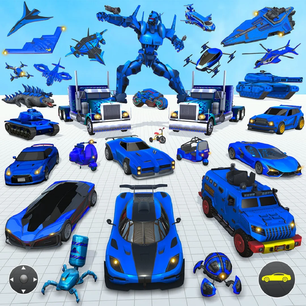 Robot Car Transformation Games - Gameplay image of android game