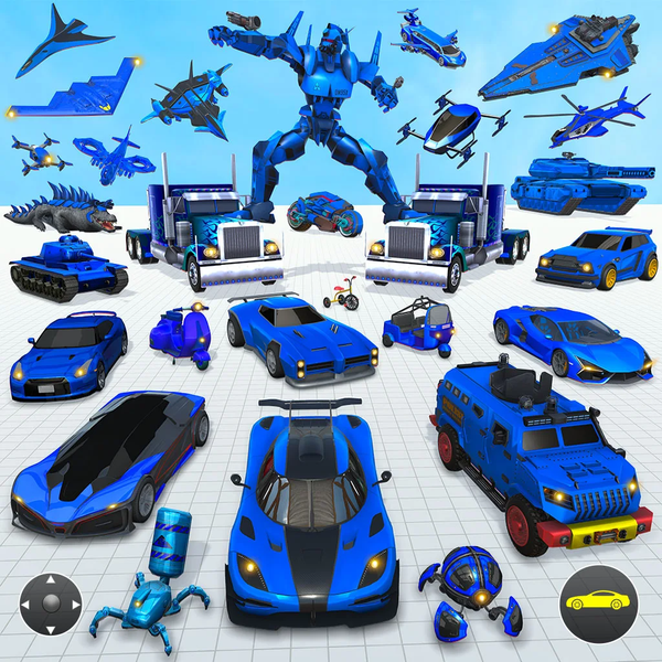 Robot Car Transformation Games - Gameplay image of android game