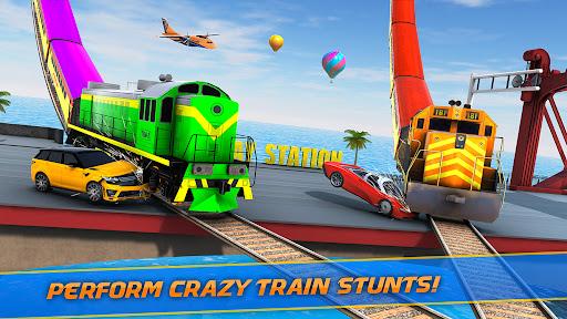 Mega Ramp Train Stunt Game - عکس بازی موبایلی اندروید