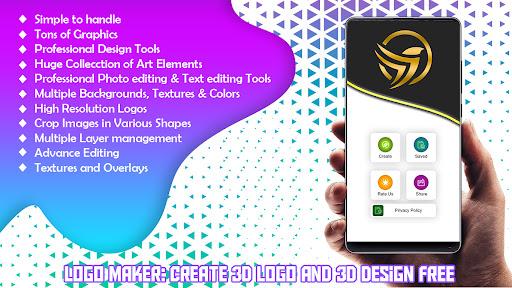 Logo Maker: Create 3D Logo and 3D Design Free - عکس برنامه موبایلی اندروید