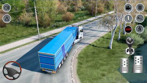 Euro Truck Simulator Truck 3D - Gameplay image of android game