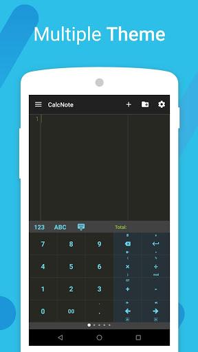 CalcNote - Notepad Calculator - عکس برنامه موبایلی اندروید
