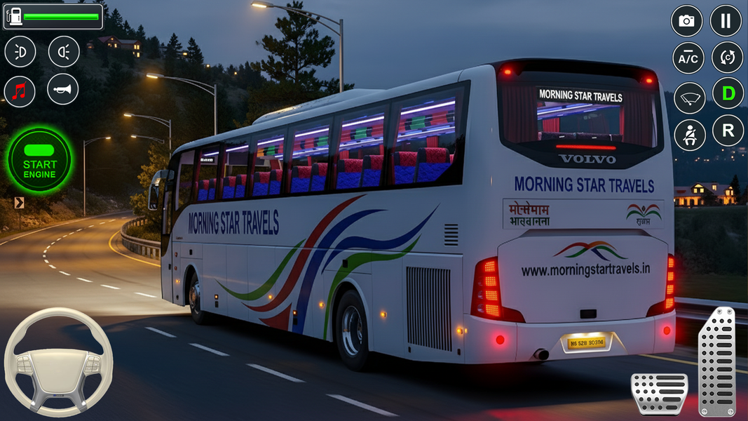 City Bus Driving Games 3D - Gameplay image of android game