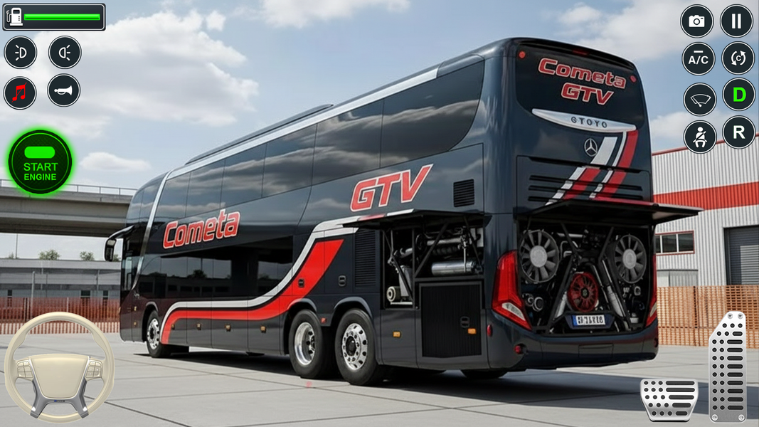 City Bus Driving Games 3D - Gameplay image of android game