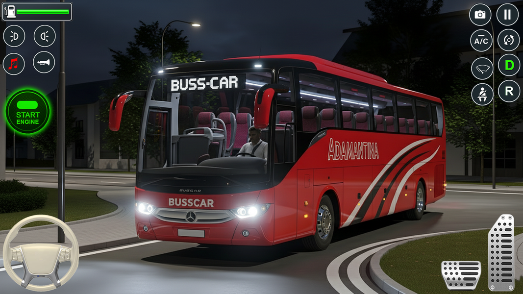 City Bus Driving Games 3D - Gameplay image of android game