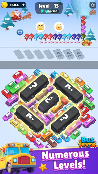 Bus Fever - Car Parking Jam - Gameplay image of android game