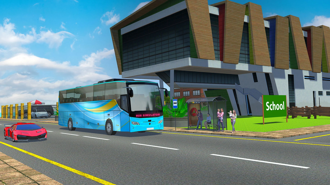 Us Bus Driving Games - عکس بازی موبایلی اندروید