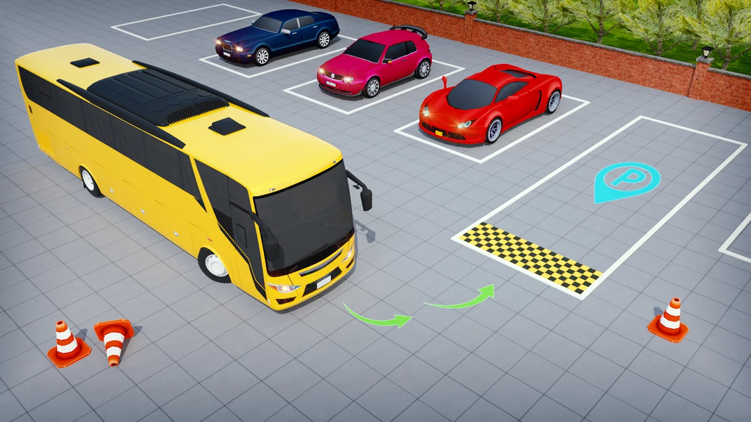 Modern Bus 3D Parking Games - عکس برنامه موبایلی اندروید