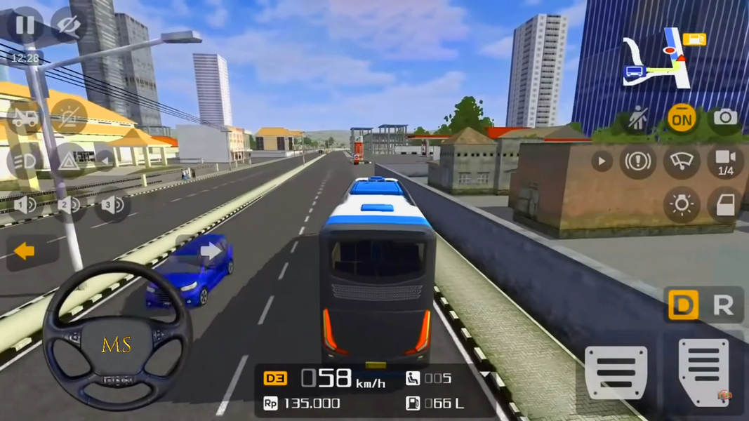 City Bus Simulator Coach Game - عکس بازی موبایلی اندروید