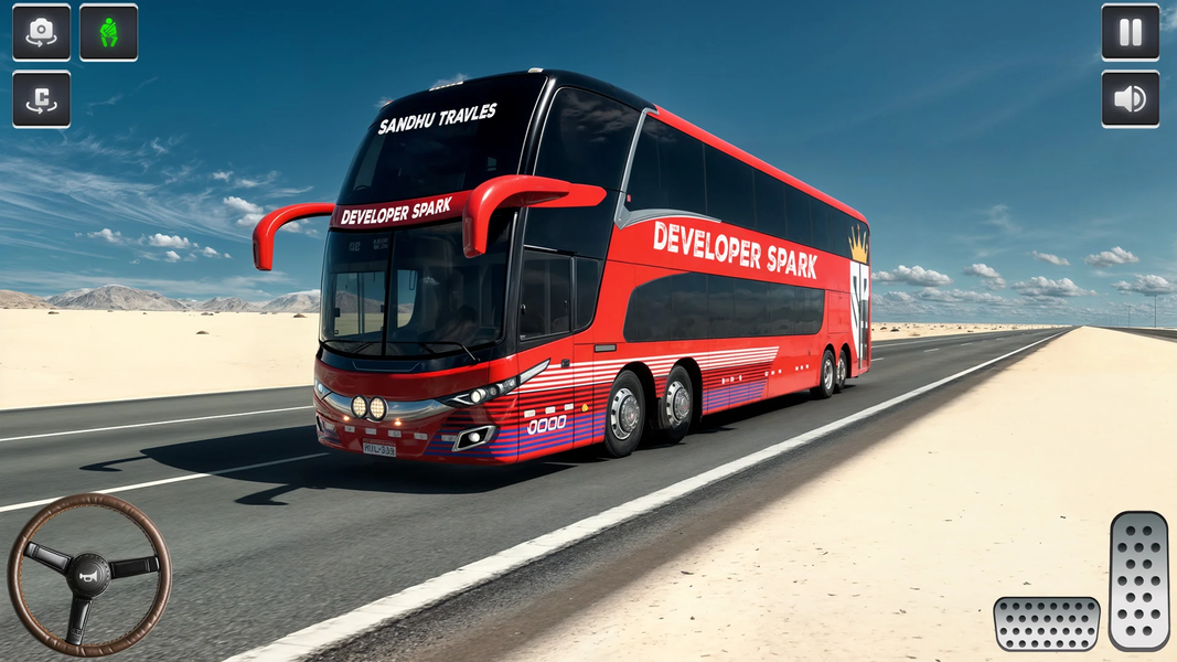 Bus Simulator DS Bus Game - عکس بازی موبایلی اندروید