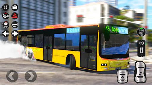 Usa Bus Simulator 2021 Coach Bus Driving Car Games - عکس بازی موبایلی اندروید