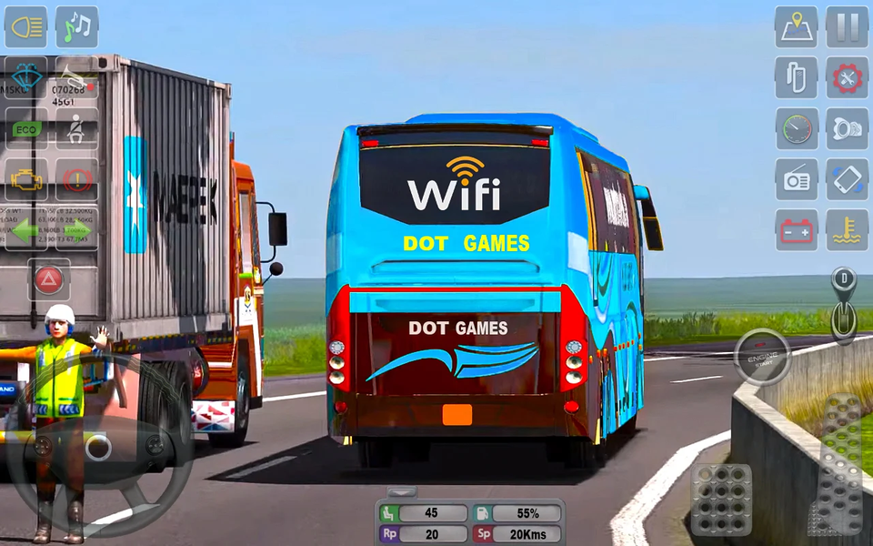 US Bus Simulator: Bus Games ۳D - عکس بازی موبایلی اندروید