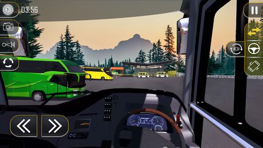 Bus Driving Simulator Bus Game - Gameplay image of android game