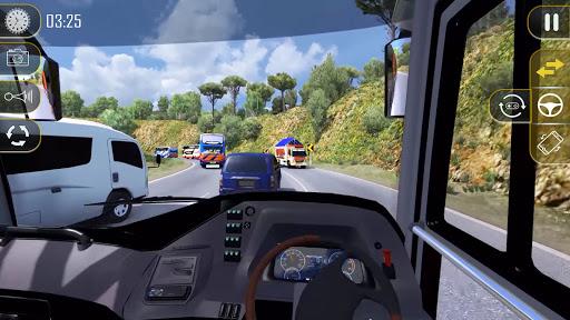Bus Driving Simulator Bus Game - Gameplay image of android game