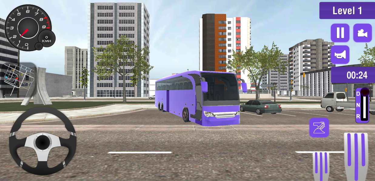 Coach Bus Driving Games - Gameplay image of android game